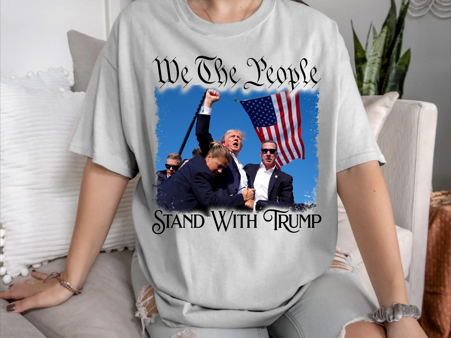 We The People Stand With Trump Shirt