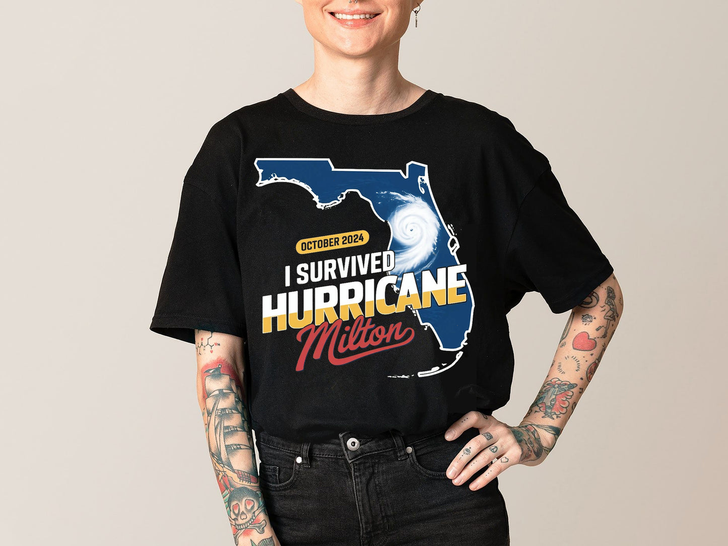 October 2024 I Survived Hurricane Milton Shirt