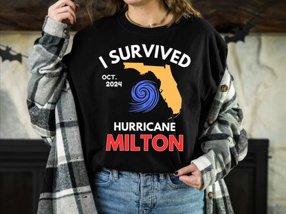 I Survived Oct 2024, Hurricane Milton Shirt