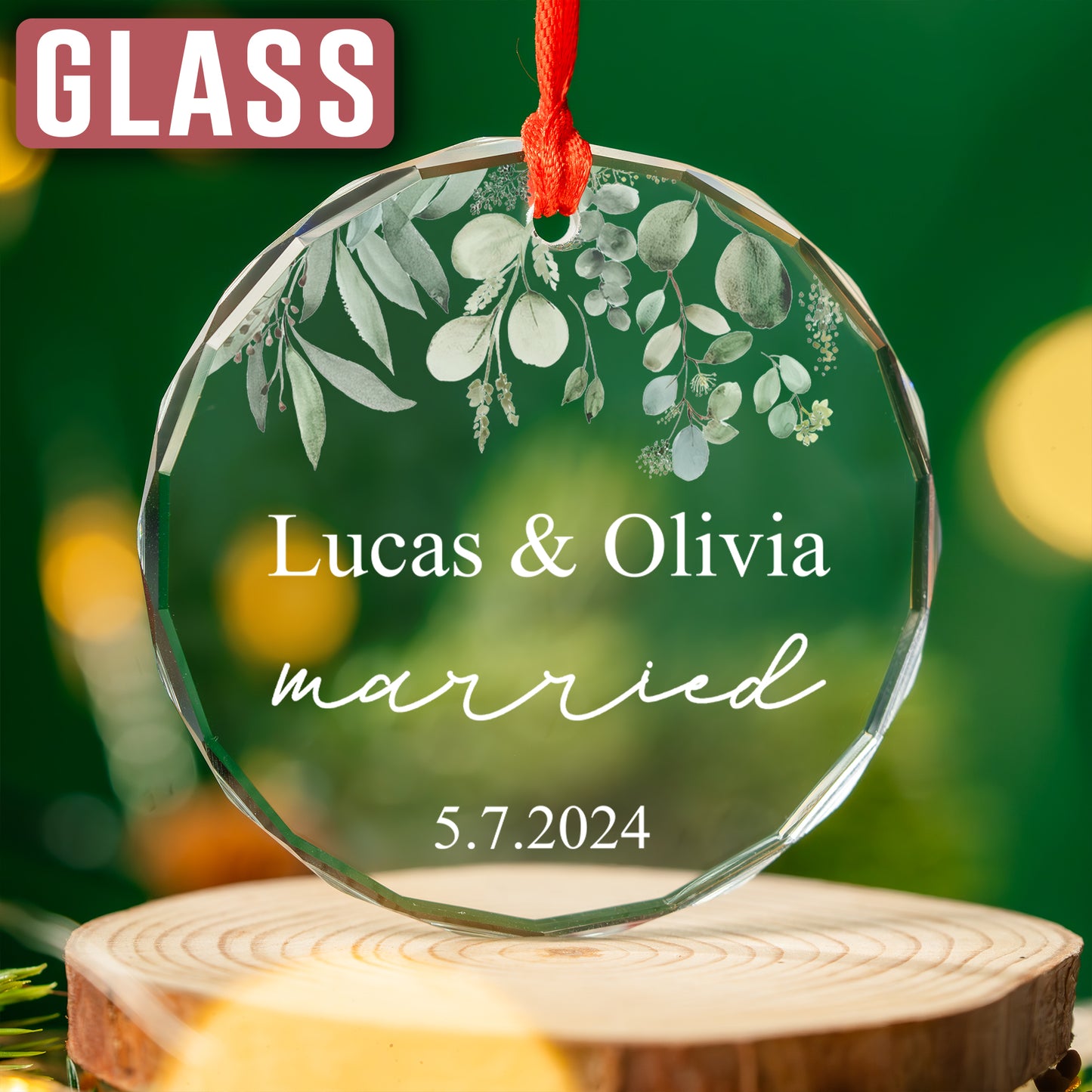 Custom Married Couple Ornament