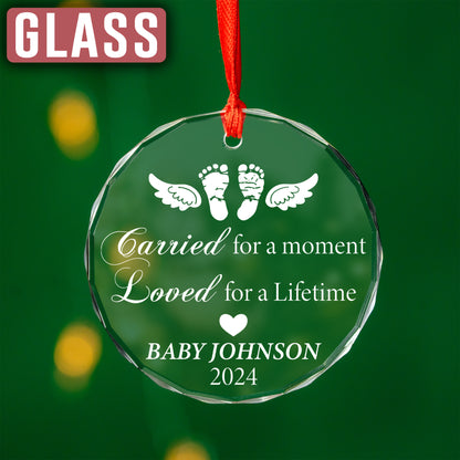 Custom Name Baby Memorial Ornament