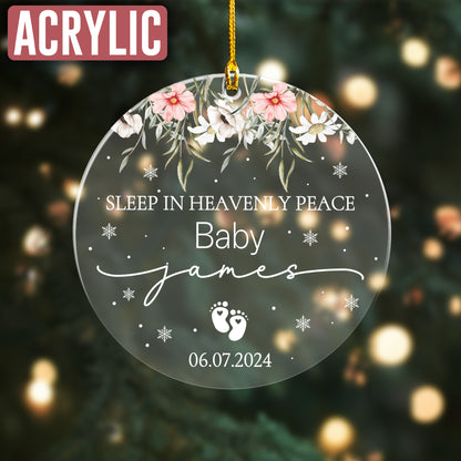 Custom Baby Name Ornament