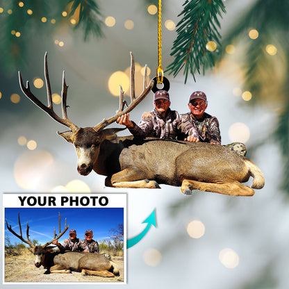 Custom Hunting Photo Ornament