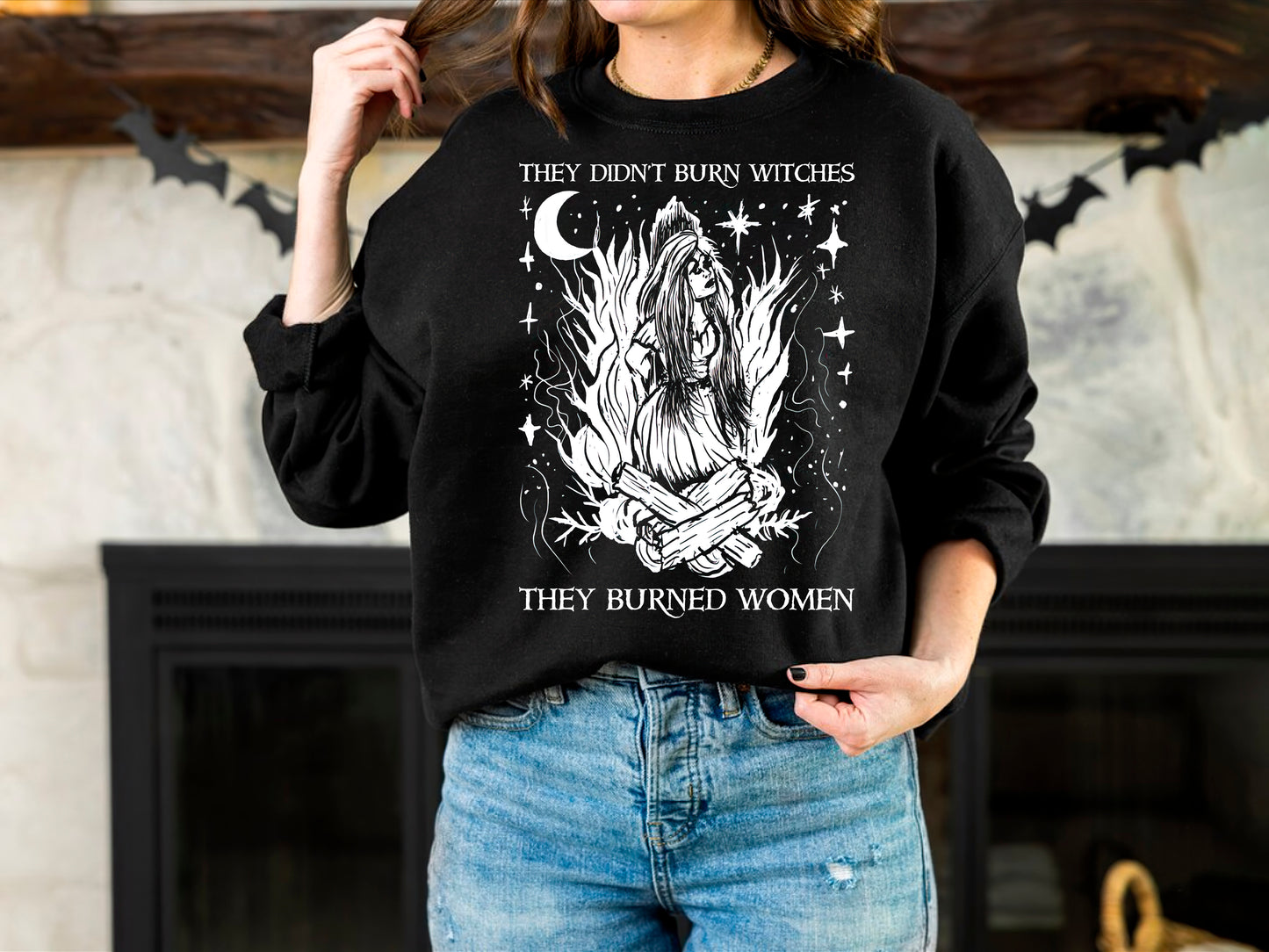 They Didn't Burn Witches They Burned Women Halloween Shirt