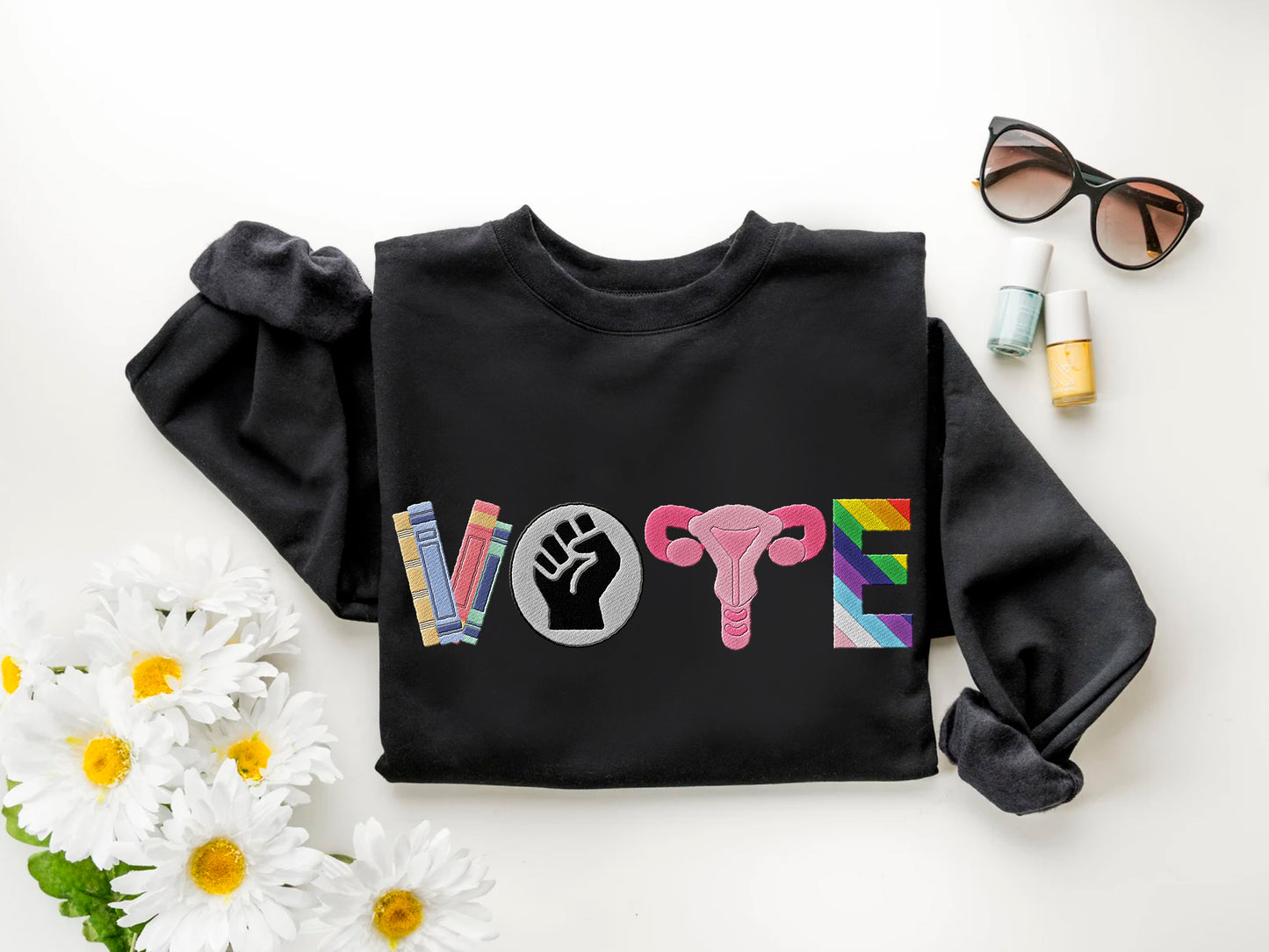 Vote LGBT Embroidered Shirt