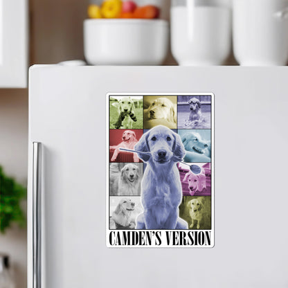 Custom Dog Photo Eras Tour Magnet