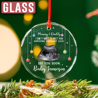 Custom Ultrasound Photo Ornament