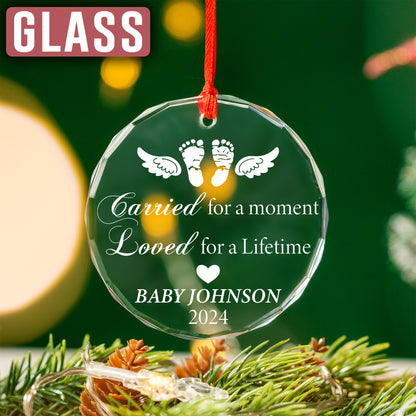 Custom Name Baby Memorial Ornament