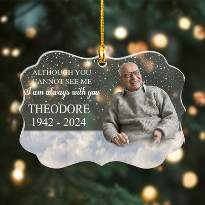 Custom Memorial Photo  Ornament