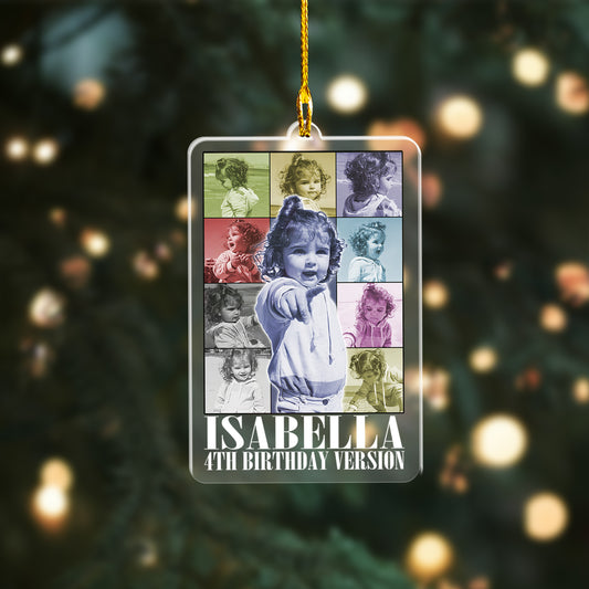 Custom Photos Birthday Version Ornament