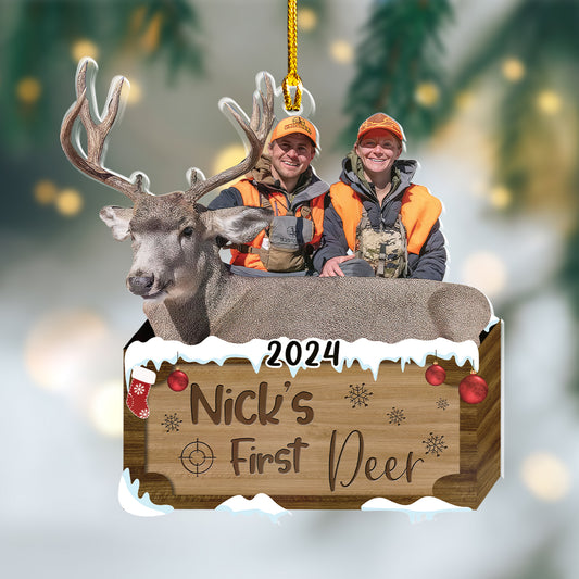 Custom Photo Hunting Ornament