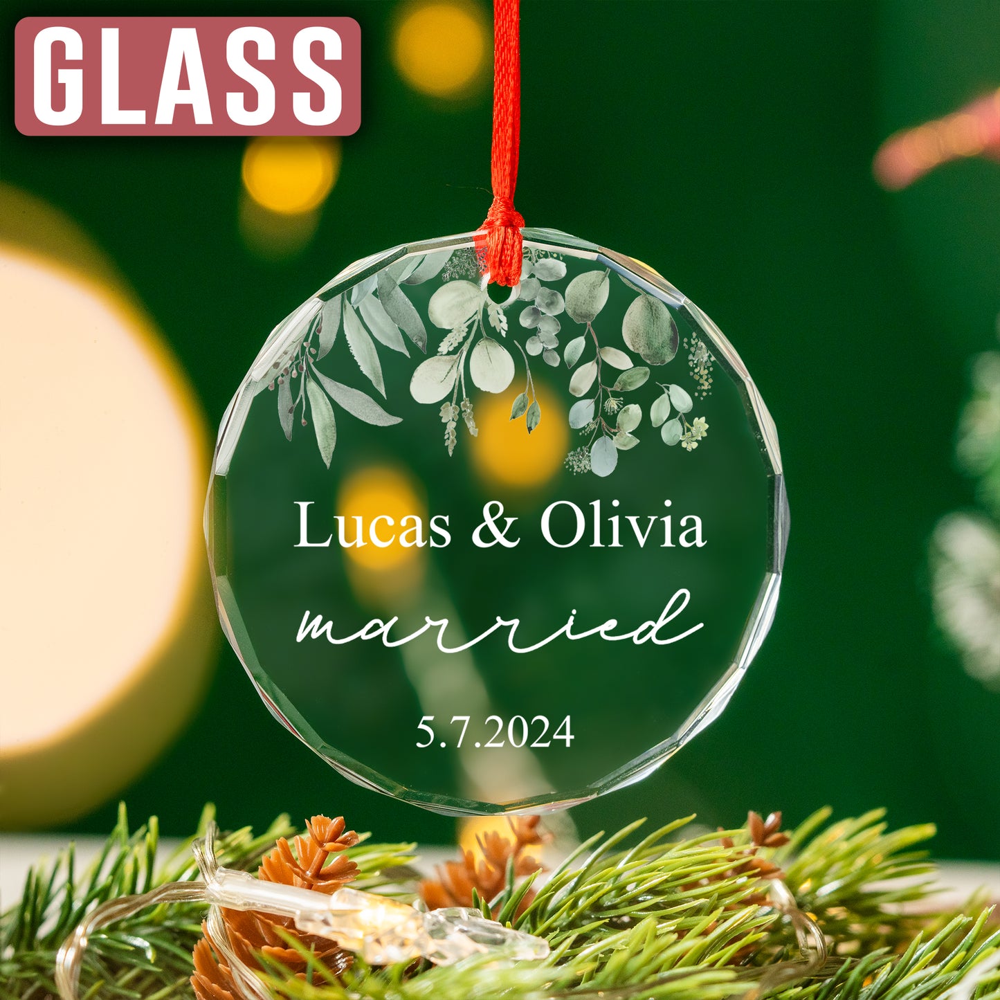 Custom Married Couple Ornament