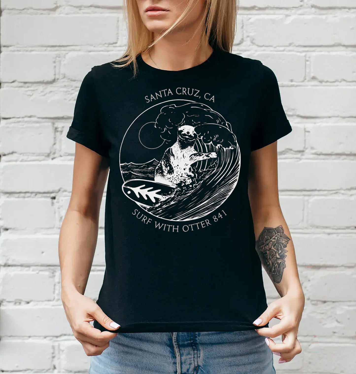 Surf With Otter 841 Shirt