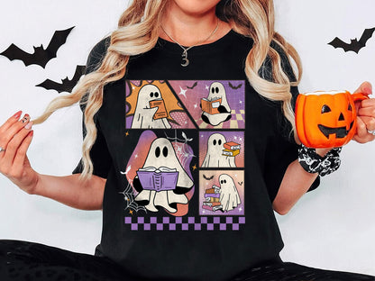 Ghost Read More Books Halloween Shirt