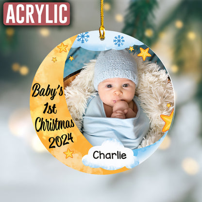 Custom Baby Photo Ornament Ornament