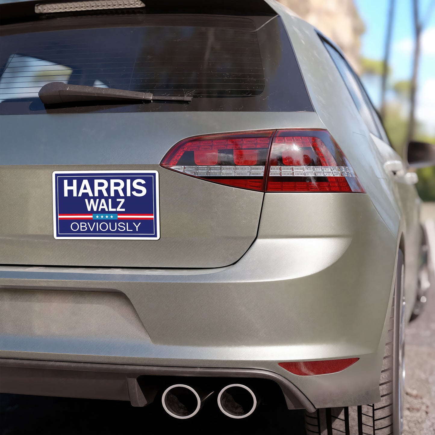 Harris Walz Obviously Election Magnet