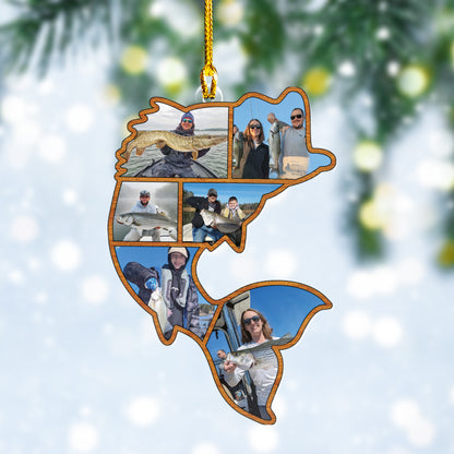 Custom Fishing Photos Ornament