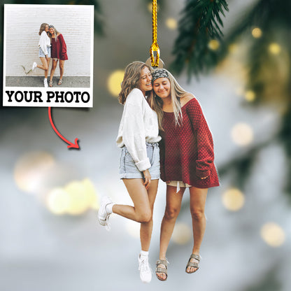 Custom Best Friend Photo Ornament