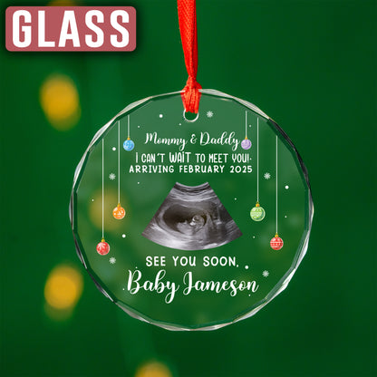 Custom Ultrasound Photo Ornament