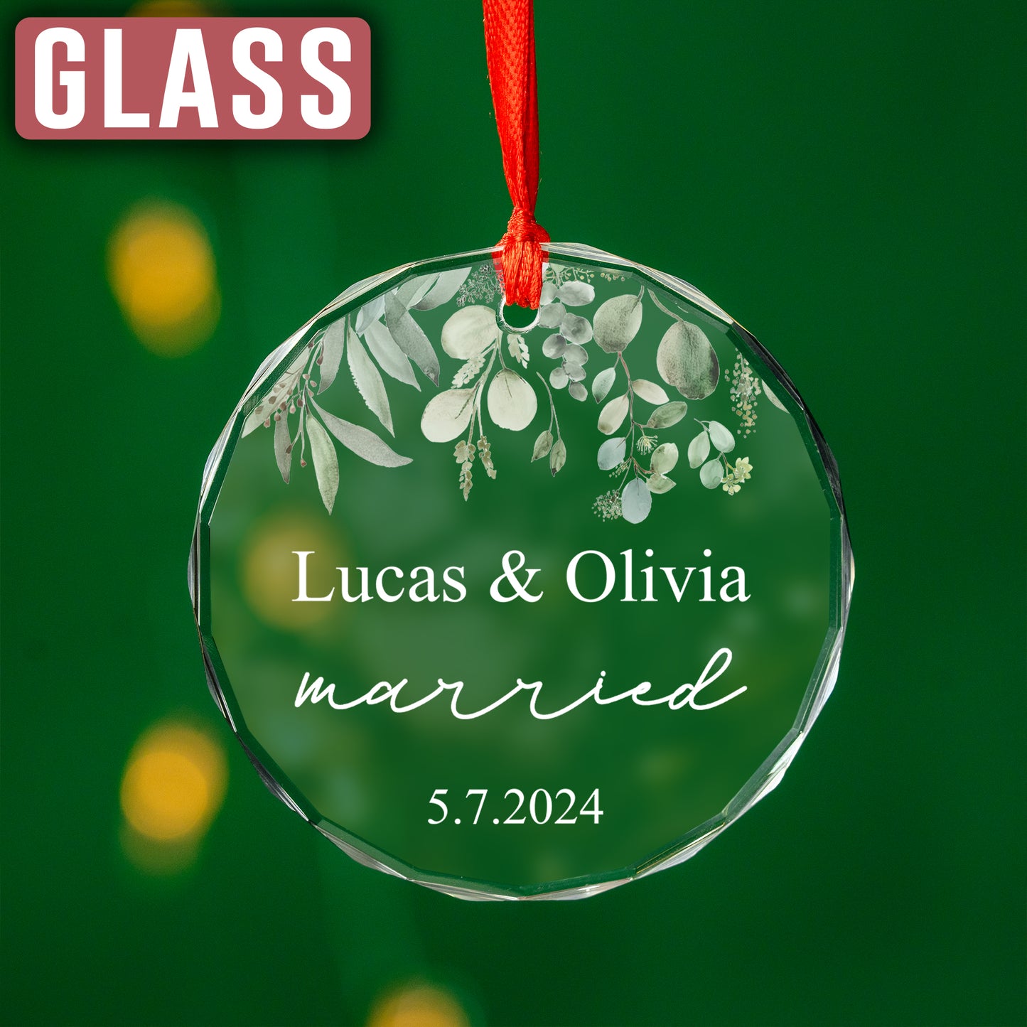 Custom Married Couple Ornament