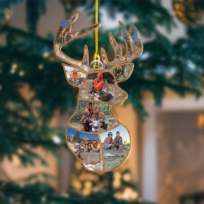 Custom Deer Hunting Photos Ornament