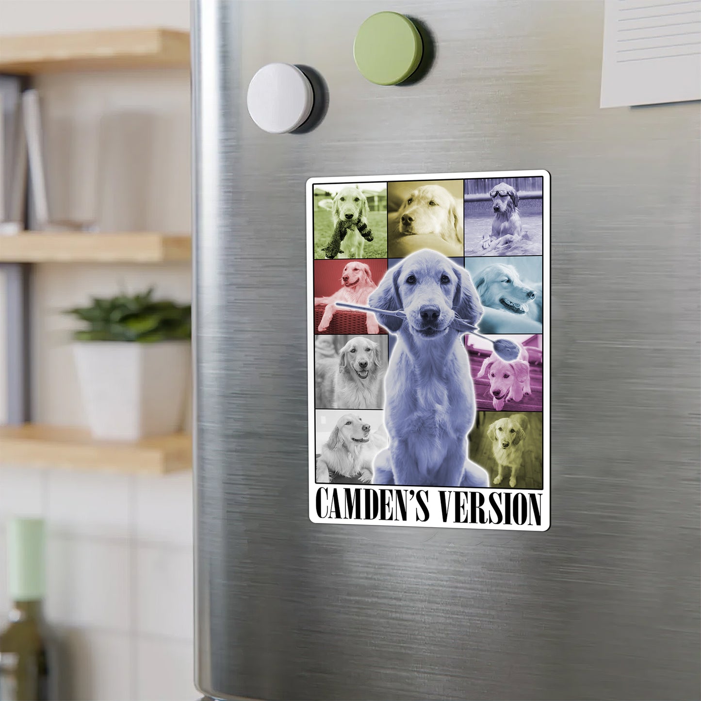 Custom Dog Photo Eras Tour Magnet