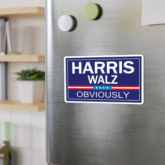 Harris Walz Obviously Election Magnet