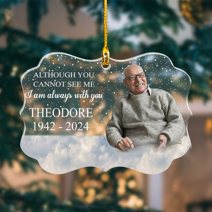 Custom Memorial Photo  Ornament