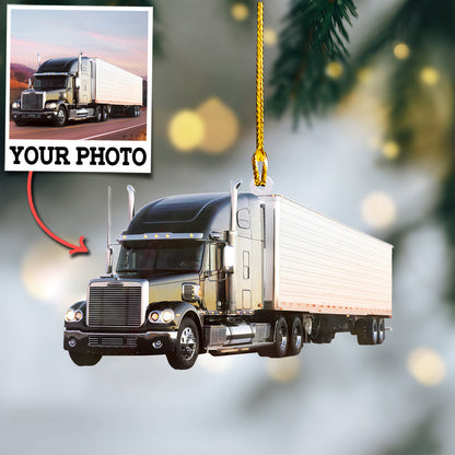 Custom Truck Photo Ornament