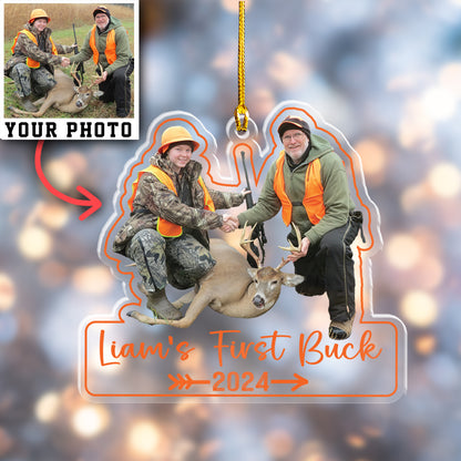 Custom Hunting Photo Acrylic Ornament