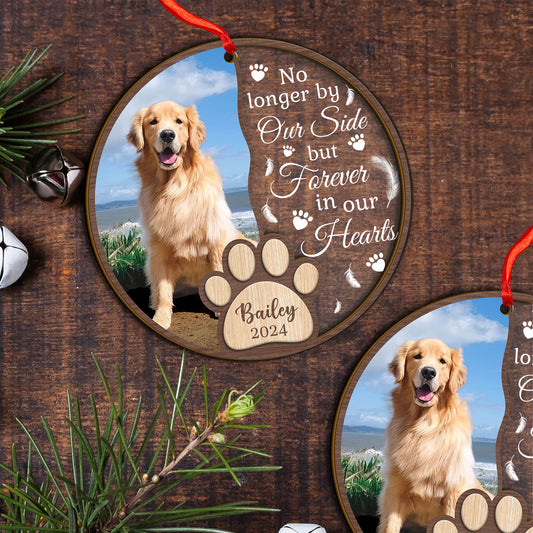 Custom Dog Memorial Ornaments Wood and Acrylic Ornament