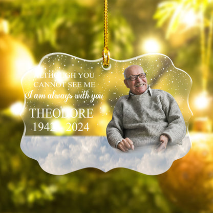 Custom Memorial Photo  Ornament