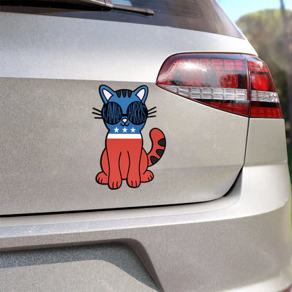 Kamala Harris Cat Magnet