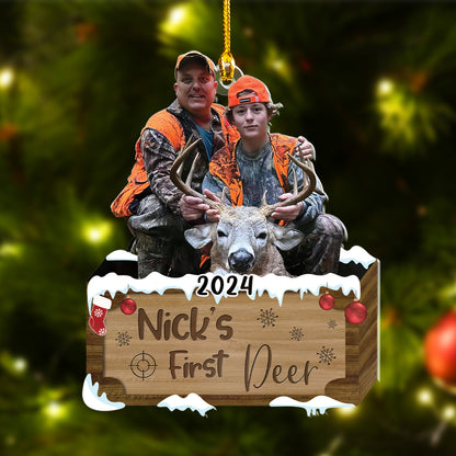 Custom Photo Hunting Ornament