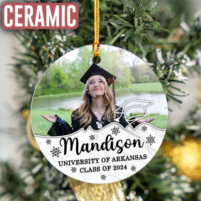 Custom Graduation Photo Ornament