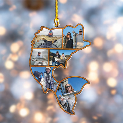 Custom Fishing Photos Ornament