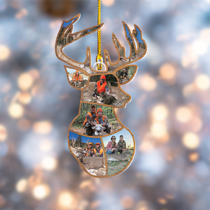 Custom Deer Hunting Photos Ornament