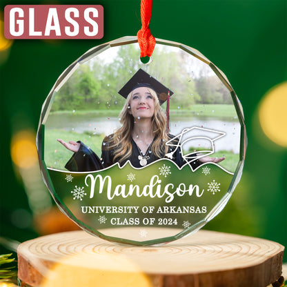 Custom Graduation Photo Ornament