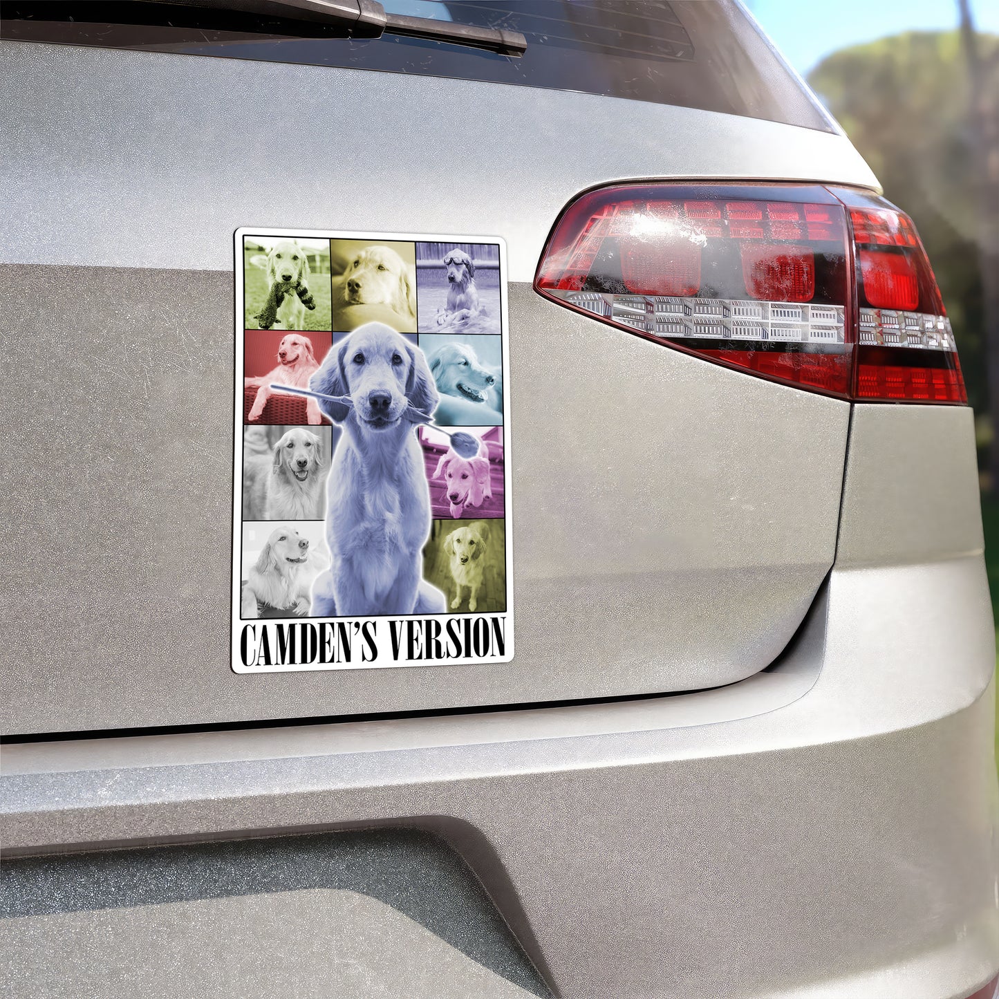 Custom Dog Photo Eras Tour Magnet