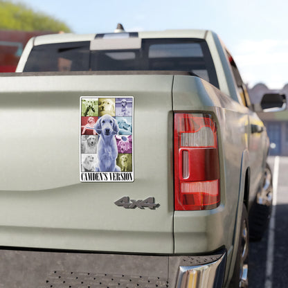 Custom Dog Photo Eras Tour Magnet