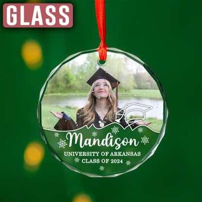 Custom Graduation Photo Ornament