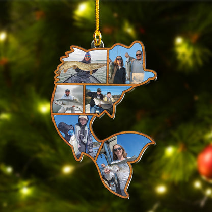 Custom Fishing Photos Ornament