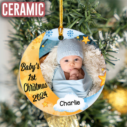 Custom Baby Photo Ornament Ornament