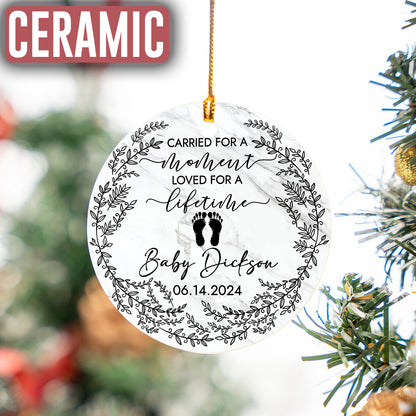 Custom Miscarriage Baby Ornament