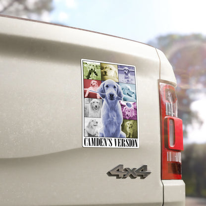 Custom Dog Photo Eras Tour Magnet