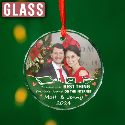 Custom Online Dating Photo Ornament