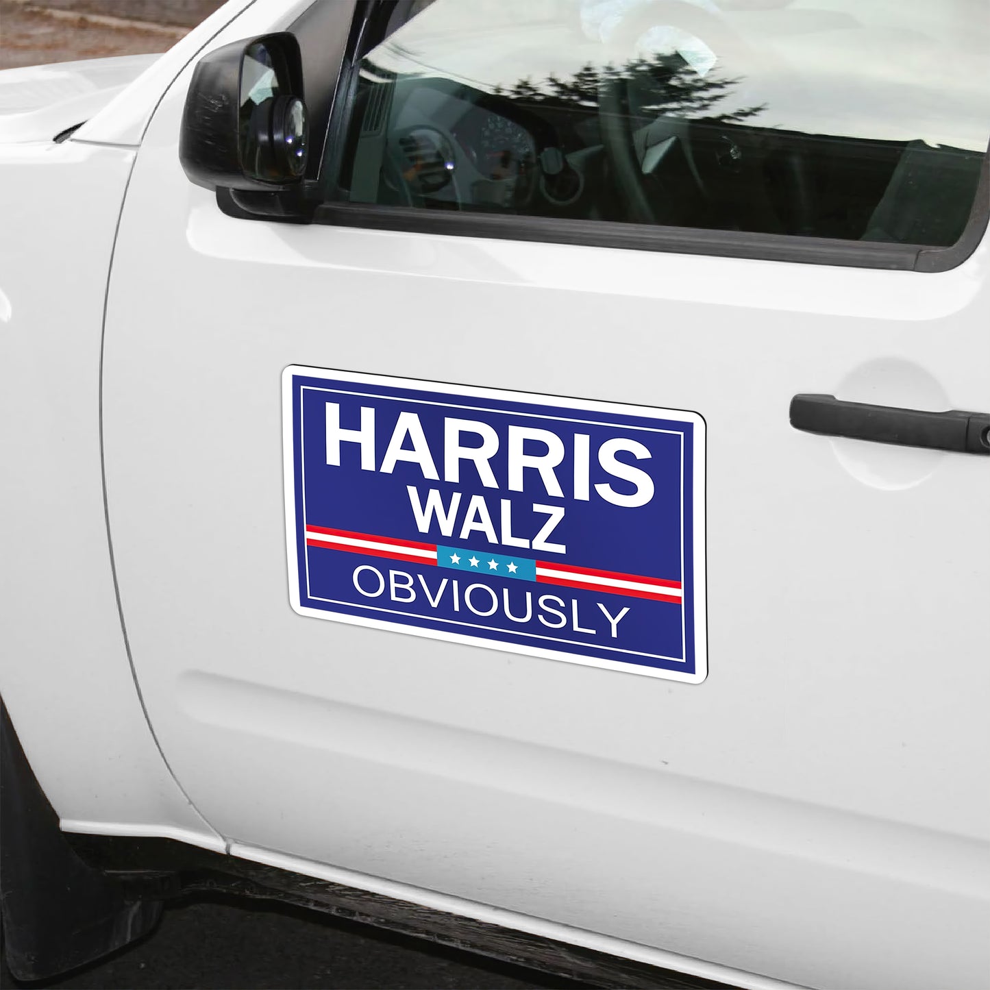 Harris Walz Obviously Election Magnet