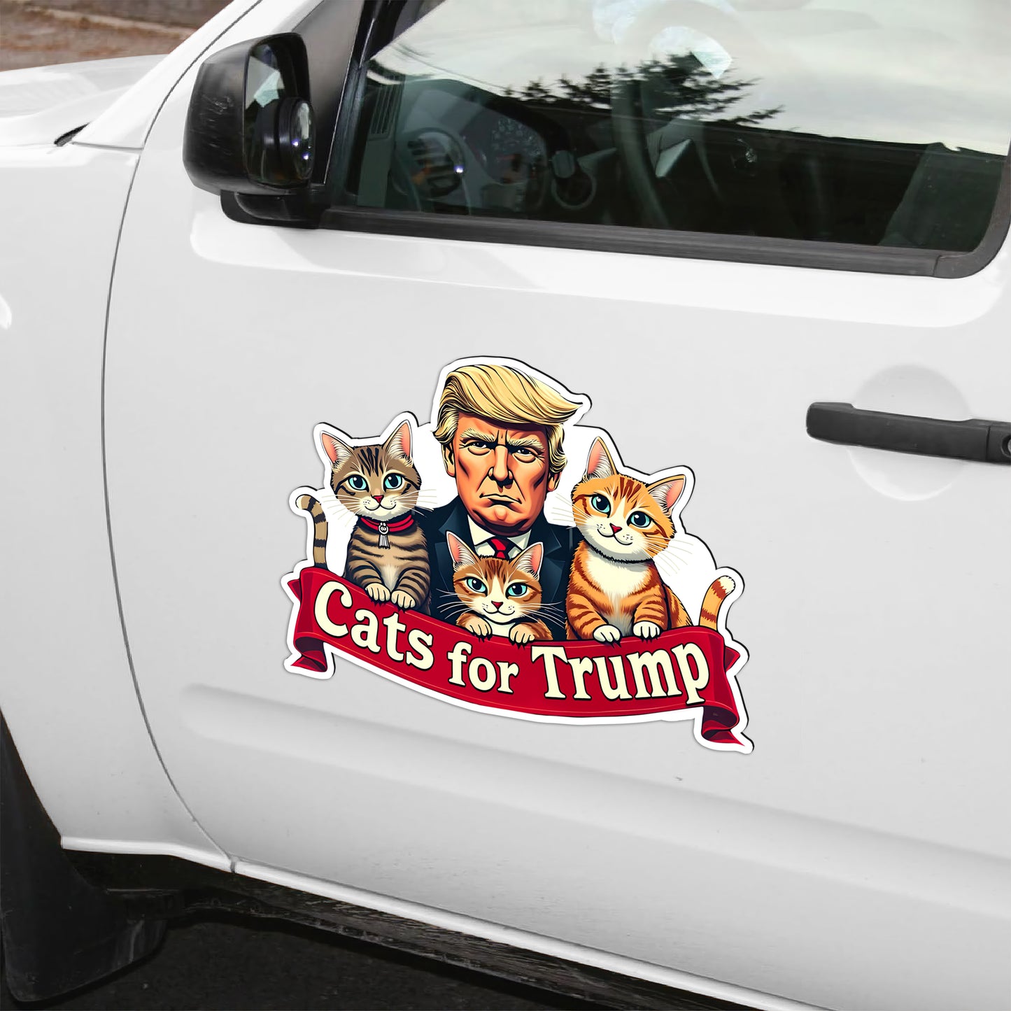 Cats For Trumps Magnet