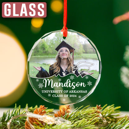 Custom Graduation Photo Ornament