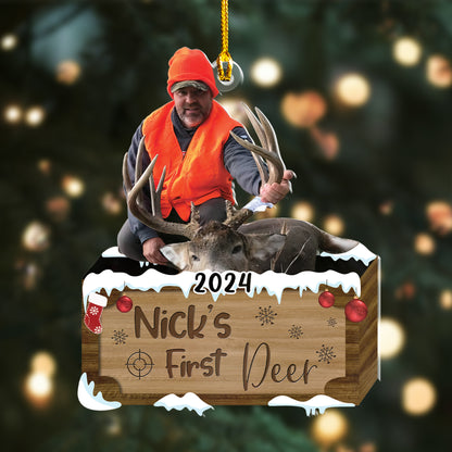 Custom Photo Hunting Ornament